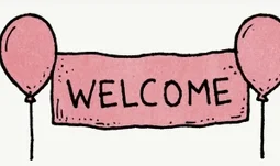 Balloons that say welcome 