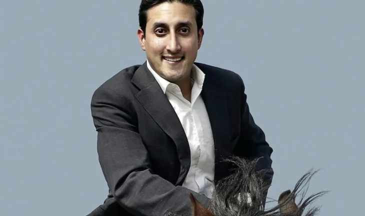 Chirayu Rana on a horse 