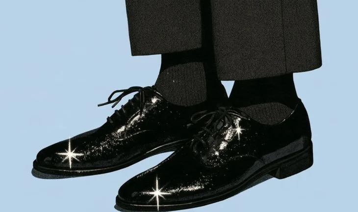 shiny shoes 