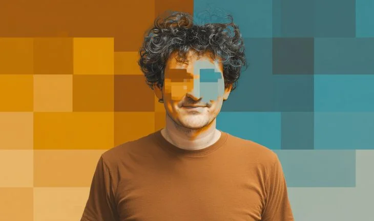 Artistic depiction of Sam Bankman-Fried 