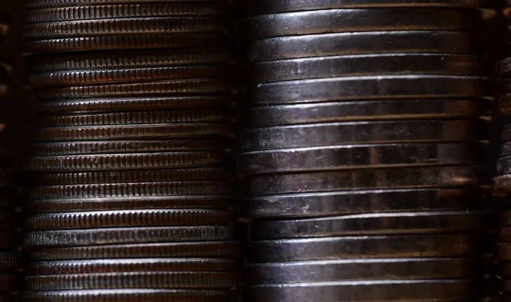 stacks of coins